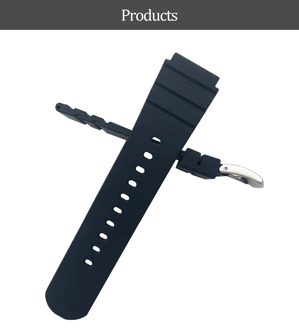 

25 x 21 For Lum Corps Watch Resin Rubber Watch Band 390 13001 3000 Universal 21mm Watch Accessories