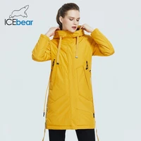 icebear 2021 women fall jacket female coat with a hood casual wear quality parka brand clothing gwc20035i