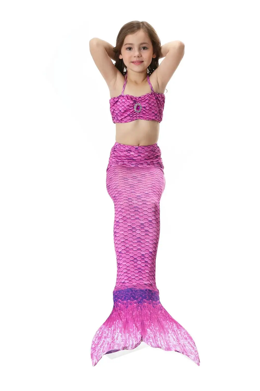 

Swimming Costume Mermaid Swimsuit Little Mermaid Tails for Girls Dress Kids Mermaid Cosplay Tails Children Bathing Suit
