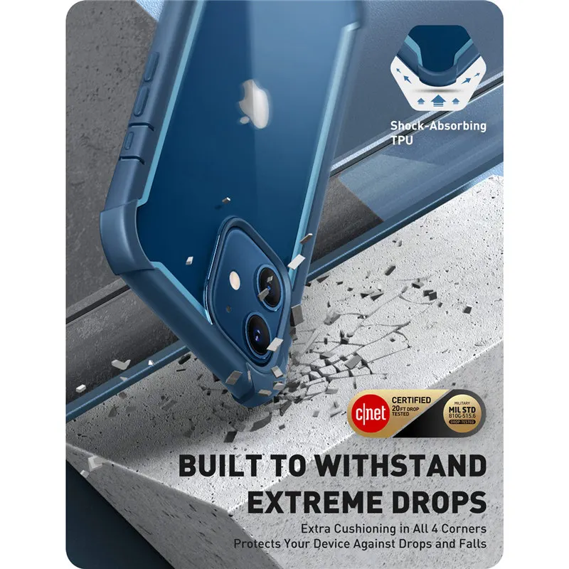 for iphone 12 mini case 5 4 2020 release i blason ares full body rugged clear bumper cover with built in screen protector free global shipping