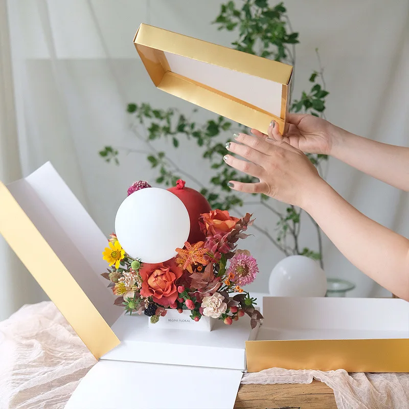 1 шт./лот бумажные коробки для дня рождения свадебвечерние воздушные