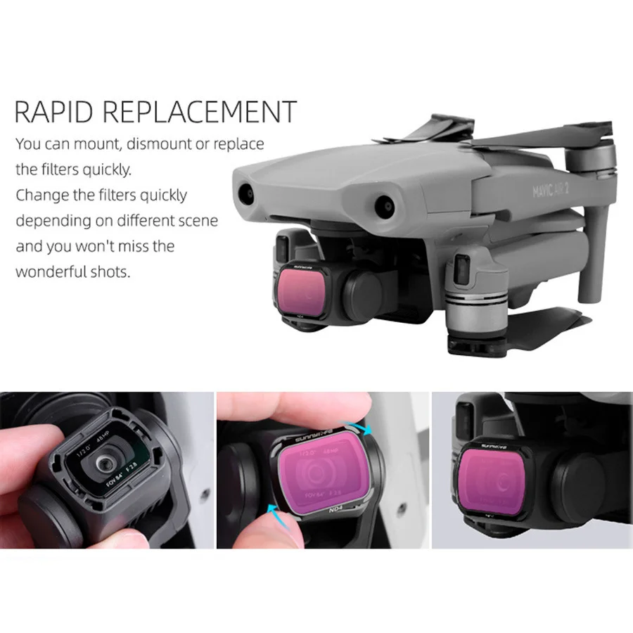 Аксессуары для фотоаппарата Mavic Air 2 MCUV CPL NDPL ND 4 8 16 32 | Электроника