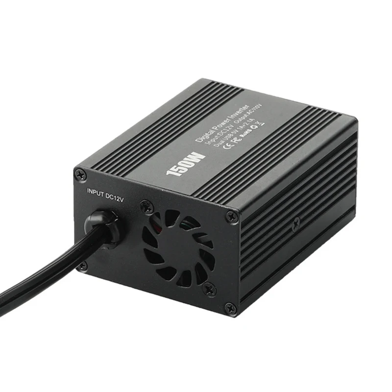 

12 В до 220 В Инвертор 150 Вт DC 12 В к AC 220 В 150 Вт Инвертор с двойным USB модифицированным синусоидальным инвертором