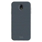 FunnyTechЧехол для Samsung Galaxy J7 2017 l серый желтый в горошек