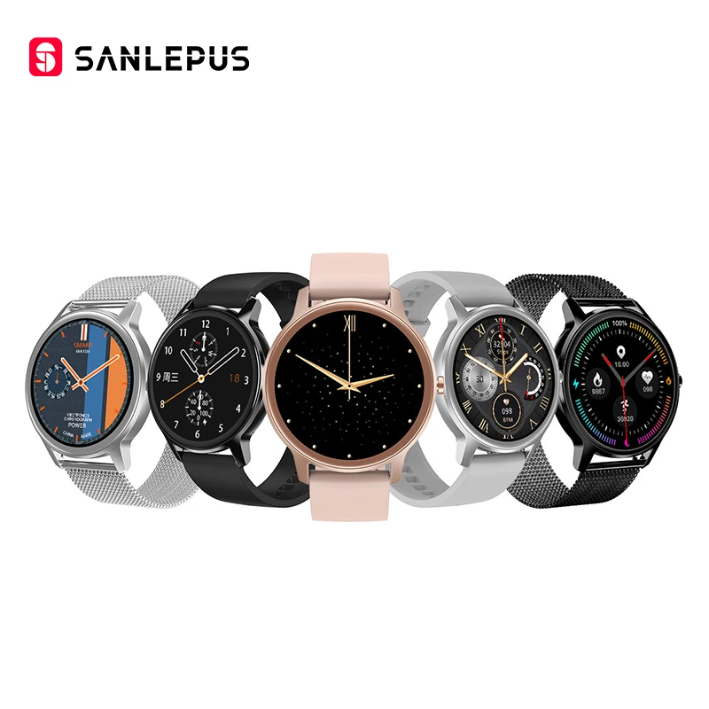 Новинка 2021 умные часы SANLEPUS модные женские повседневный мужской спортивный