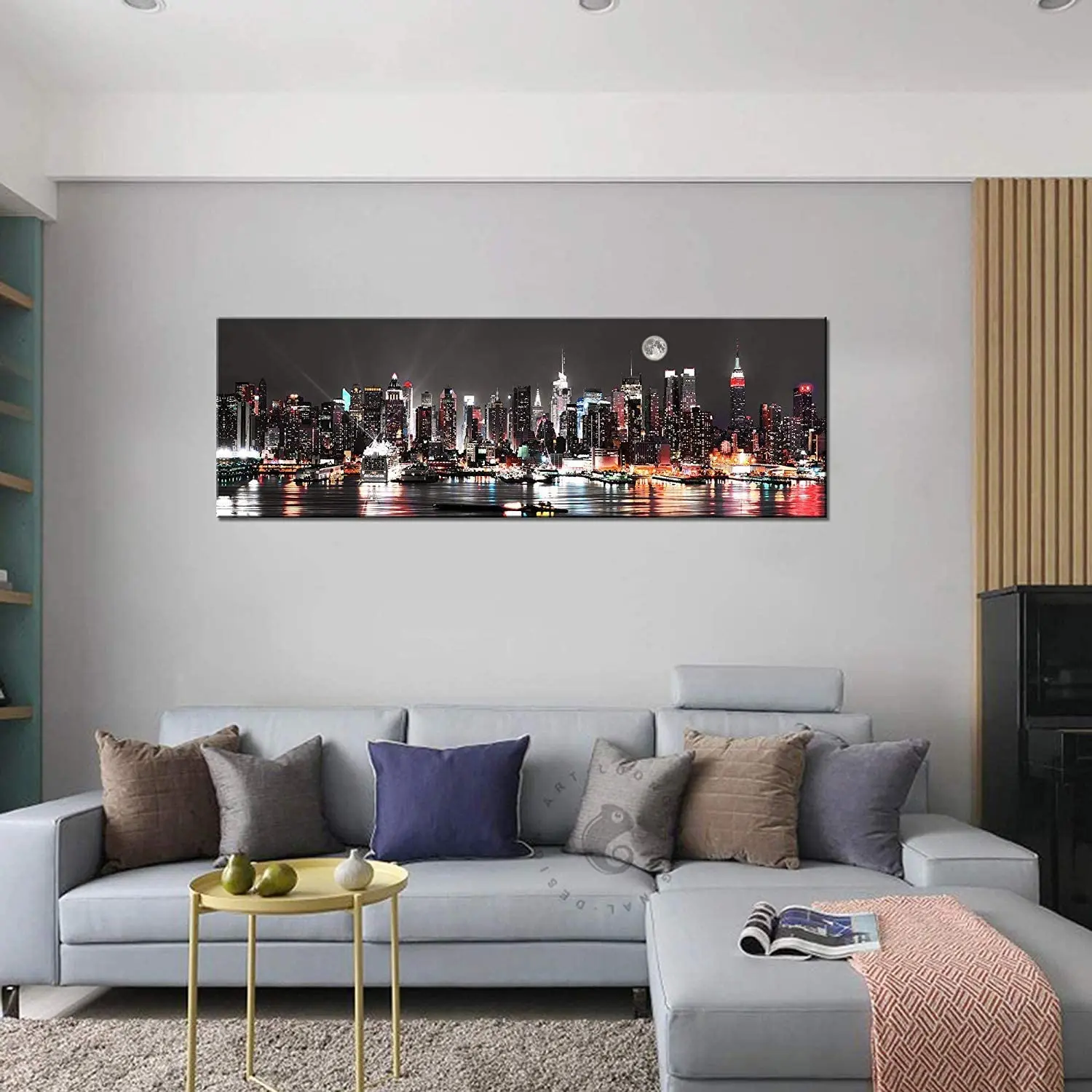 

5D DIY Diamond Painting Manhattan Skyline Nightscape Full Square Round Embroidery Mosaic Cross Stitch New York City Large Art,