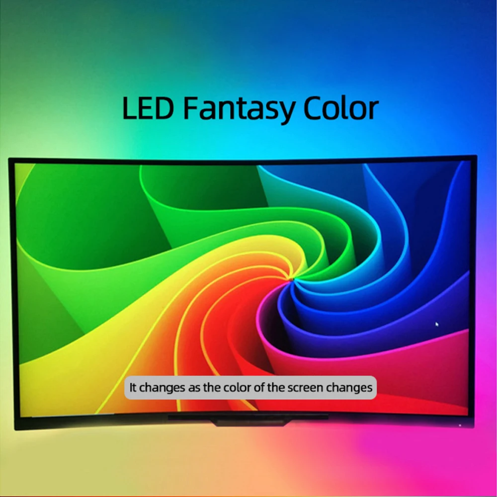 5V Box Control WS2811 WS2812B SK6812 окружающий светильник для RGB светодиодной ленты Dream Color
