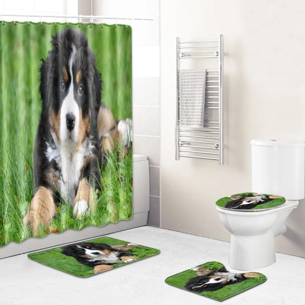 Goedkoop Badkamer Antislip Mat Douchegordijn Combinatie Tapijt Badkamer Tapijt Set Badmat