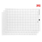 3 шт., прозрачный клейкий коврик для резки, размеры 8