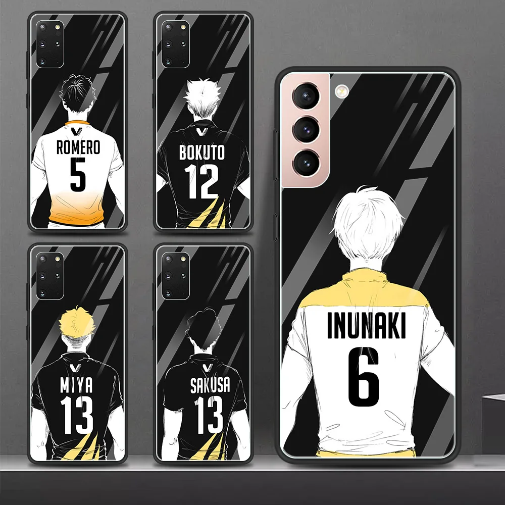 

Smartphone Case For Samsung Galaxy S21 Ultra Plus S20 FE Plus S20Ultra S10 Lite S9 Shell TPU Bumper Haikyuu Schweiden Adle