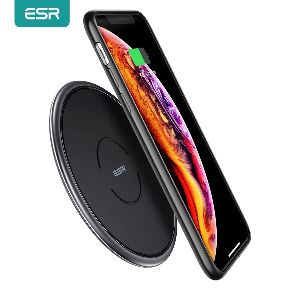 Беспроводное зарядное устройство ESR 7 5 Вт Qi для iPhone 11 Pro Xs Max Xr X 8 10 быстрая зарядка