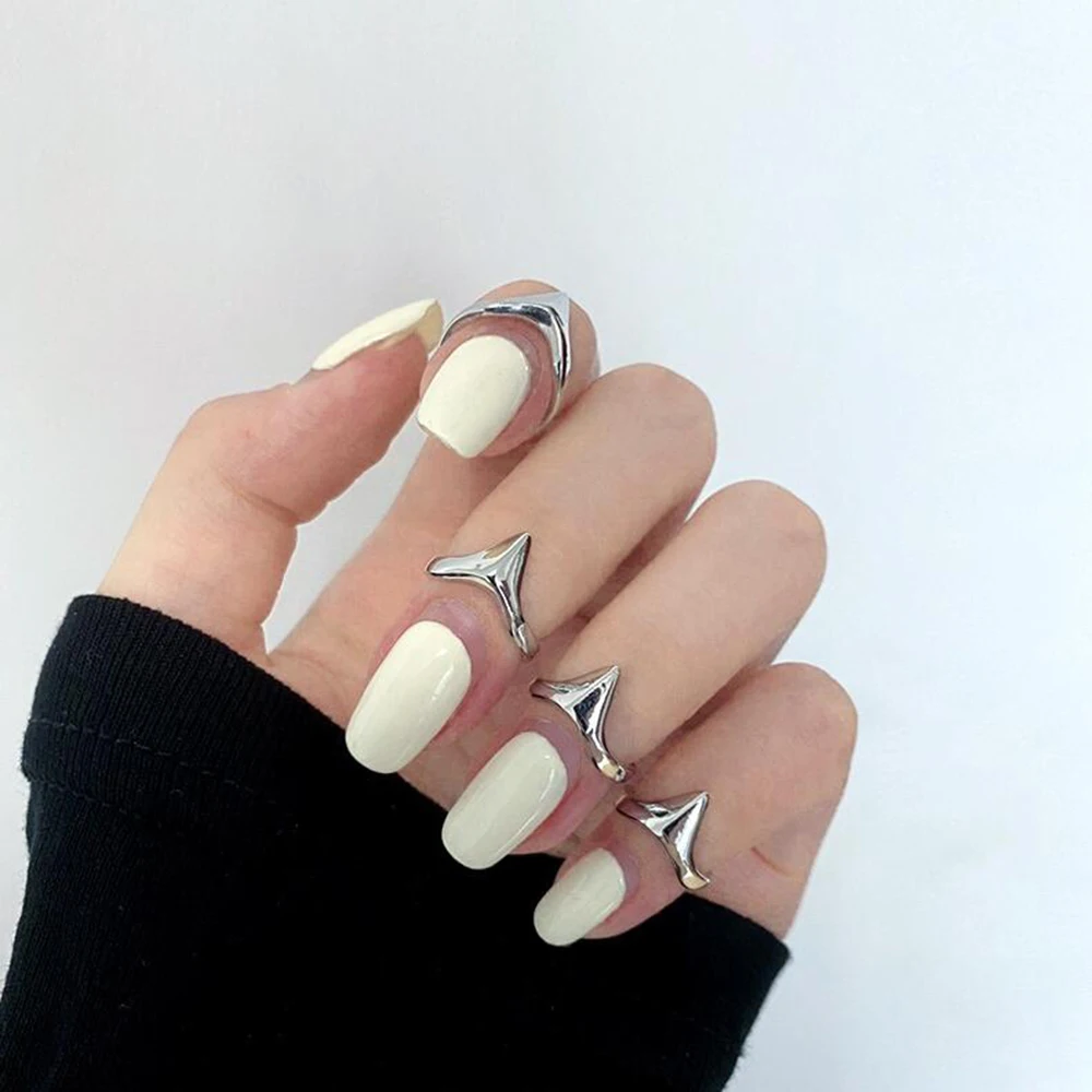 

Super Cool Fingertip Ring Cold Terroir Cool Blade Hot Girl Finger Ring Fashion Simple Light Luxury Trend Party Popular Jewelry