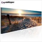 Алмазная живопись, квадратнаякруглая вышивка, Пляжная фотокартина, 5D алмазная живопись, вышивка крестиком, мозаика Z564