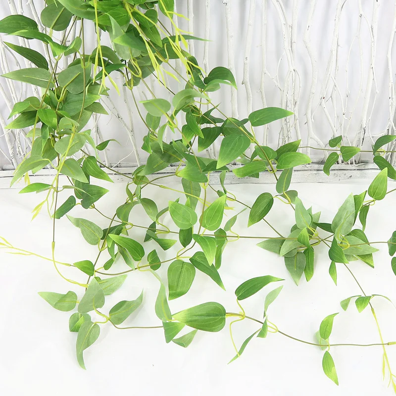Шелковая яркая лоза 98 см подвесная искусственная листья из ротанга ветка Осенний