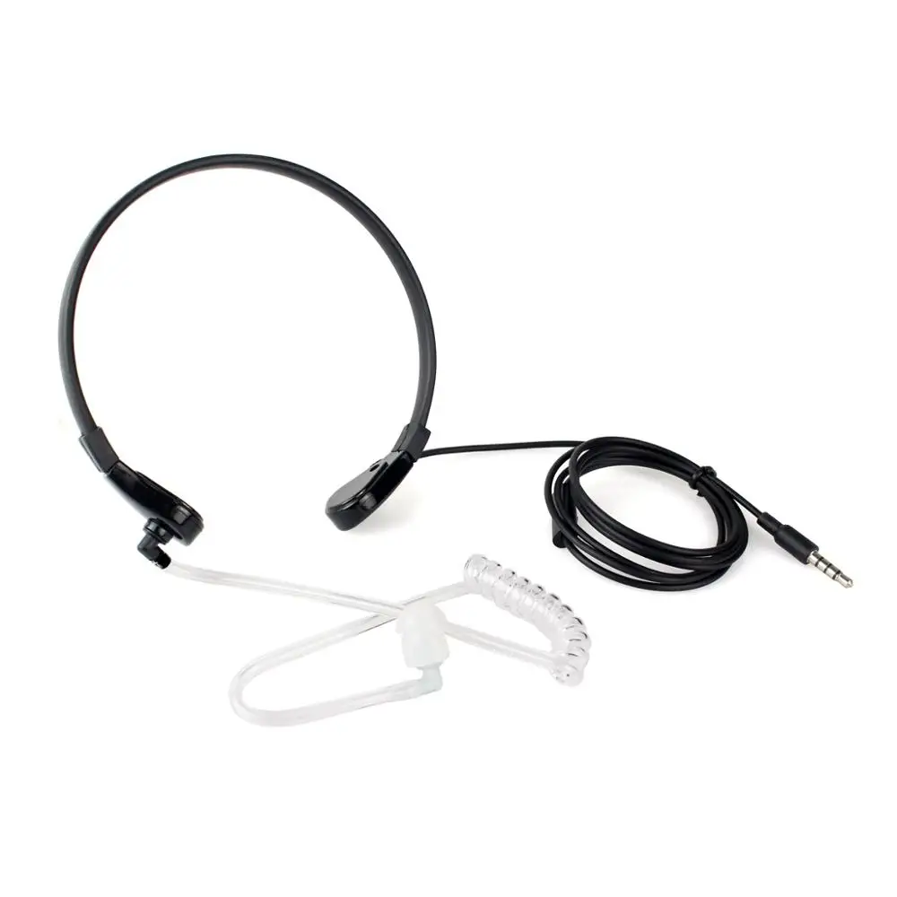 

5pcs 1 Pin 3.5mm Throat MIC Headset Covert Air Tube Earpiece for Mobile Phone C9019A