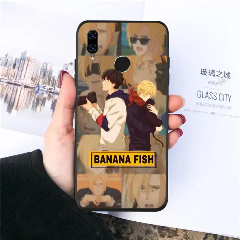 

Japan anime Banana Fish Phone Case For Huawei honor Mate P 10 20 30 40 Pro 10i 9 10 20 8 x Lite shell funda coque