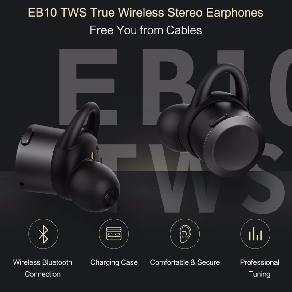 ROCK TWS беспроводные наушники Bluetooth 4,1 спортивные наушники для iPhone Xiaomi стерео звуковые наушники с микрофоном зарядная коробка