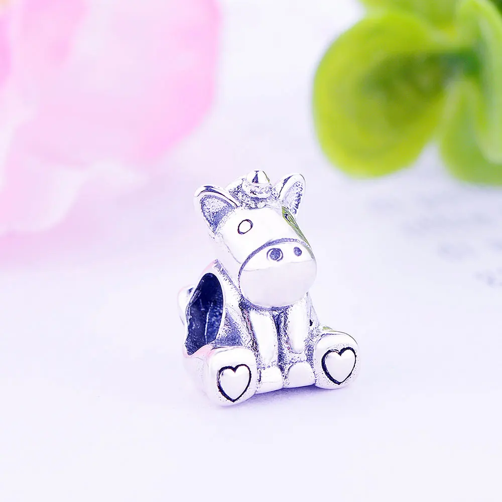 Новый дизайн 2019 подвески-бусины в виде животных и лошадей подходят для
