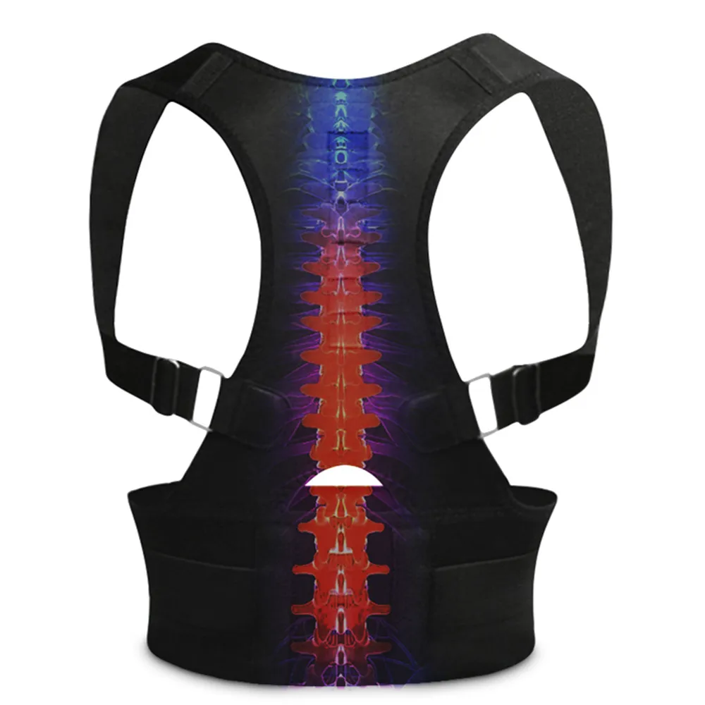 Магнитный Корректор осанки корректор поясницы для мужчин и женщин прямая