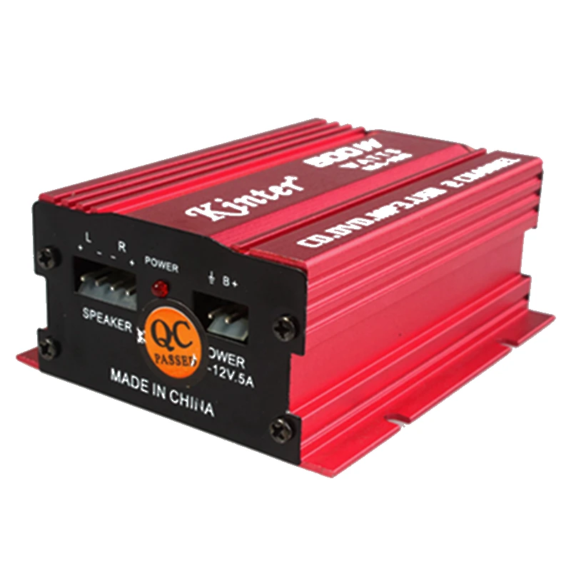 Сабвуфер усилитель автомобиля Динамик адаптер звукосниматель динамик 12V 2CH Hi Fi