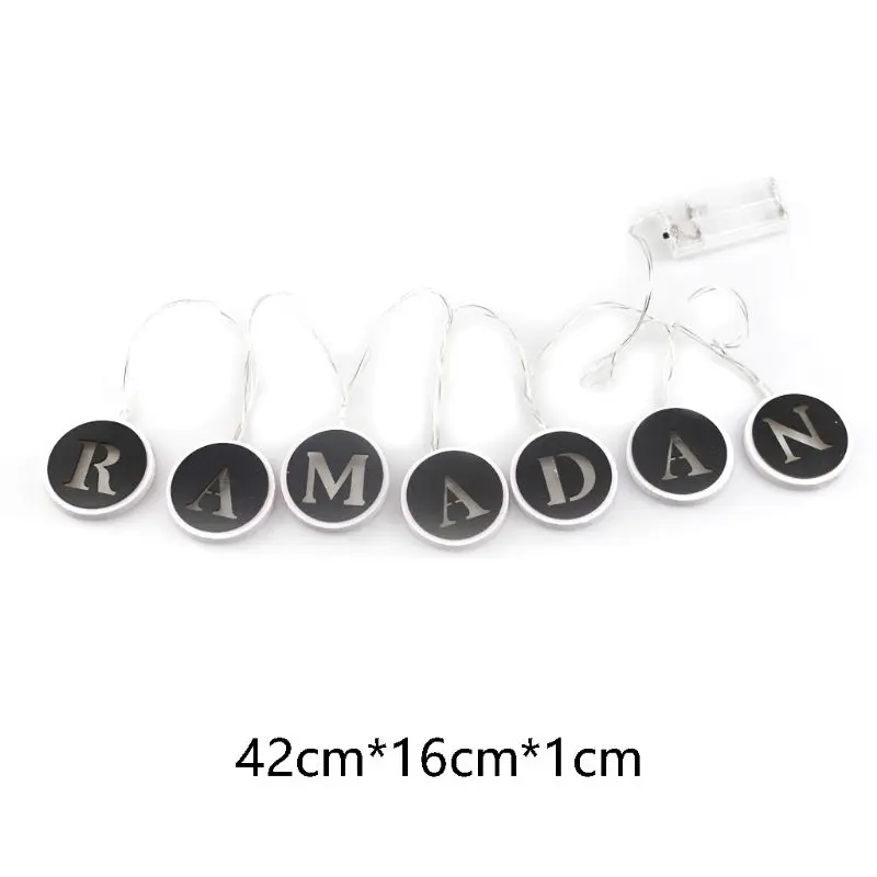 ИД украшение Мубарак светодиодный струнный светильник ночник Рамадан подвесной