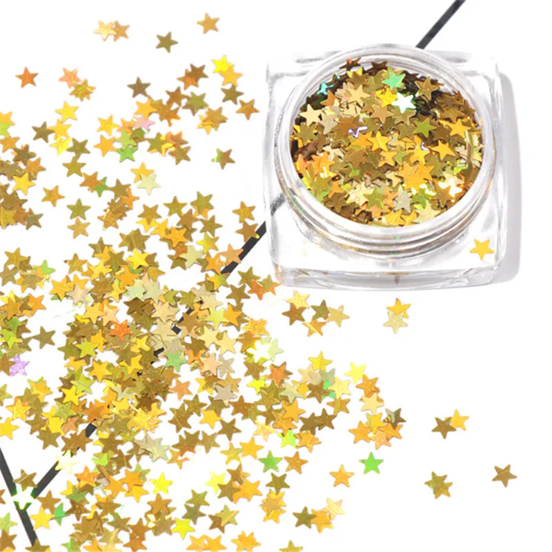 10 г/30 г/60 г ПВХ конфетти звезда золото/серебро блестки свадебное украшение DIY
