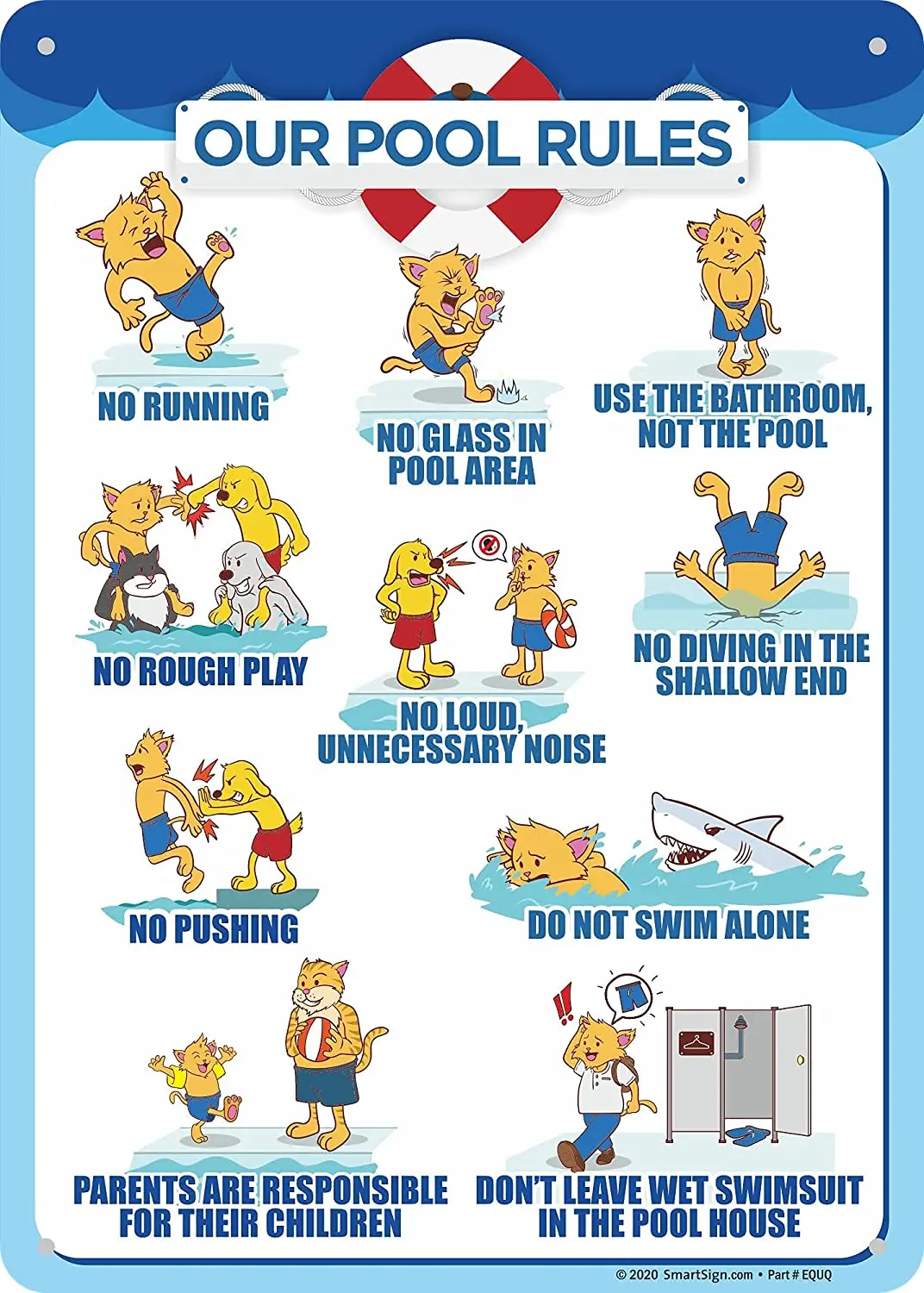 SmartSign наш бассейн не работает без стекла в зоне бассейна грубого