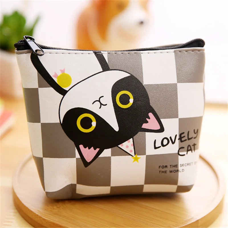 Кошелек для монет 10 см сумка чехол с милым котом Женский кошелек монет|silicone coin