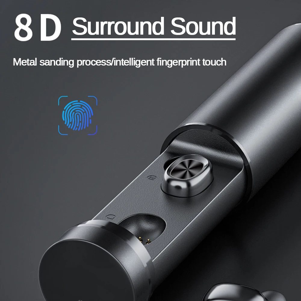B9 наушники Tws Беспроводной Bluetooth 5 0 8D Hi-Fi стерео Бас Headest с светодиодный Дисплей