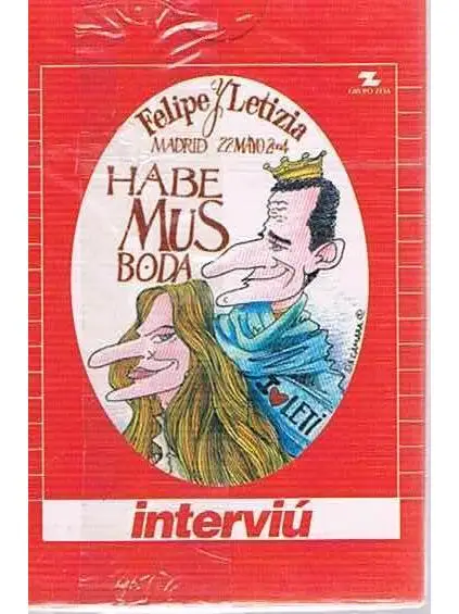 Карточная колода Habemus свадебные карточки Felipe и Letizia interпросмотровые короли