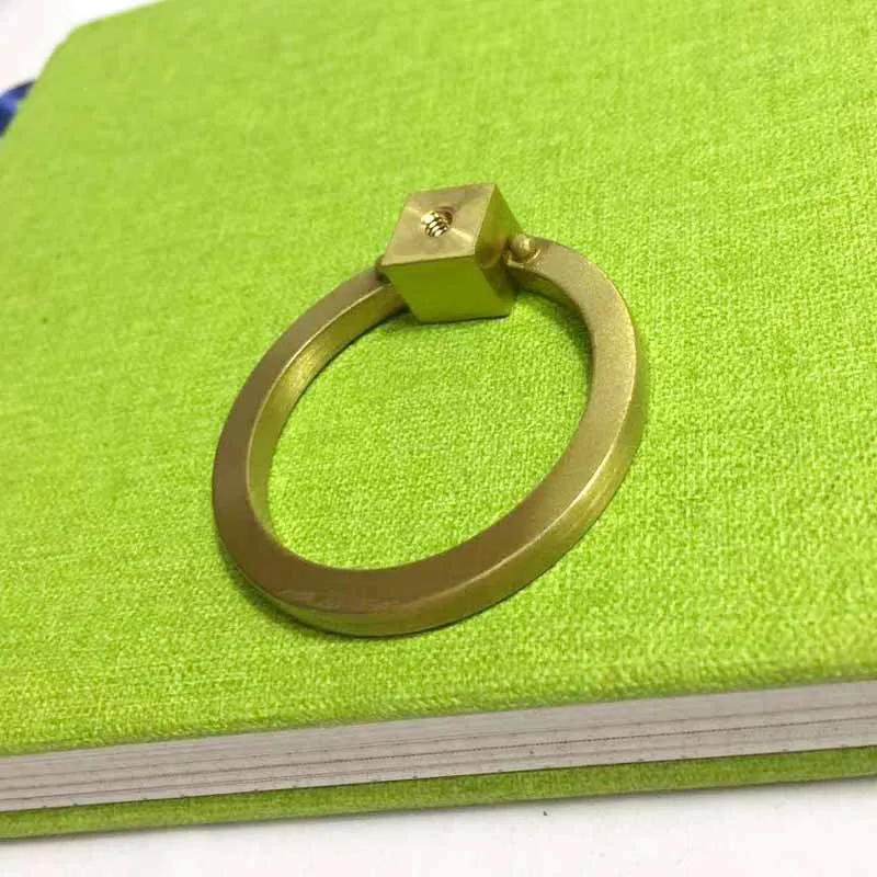 COTOM 1 шт. Прима круглые серьги капли современный кольцо тянет твердой латуни с