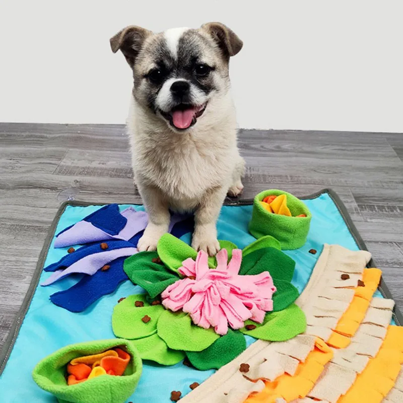 

Dog Anti Choking Play Mat Durable Interactive Feeding Mat Dog Toys For Encourage Natural Foraging Skills Dog Supplies