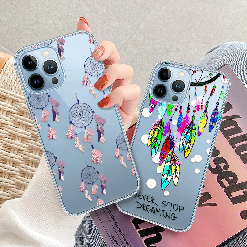 

Dream Catcher Case For iPhone 11 12 13 Pro Max 13mini 7Plus 6 6s 7 8 Plus XR X XS Max SE 2020 5 5S Back Cover чехол на айфон