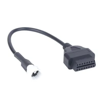 motorcycle obd2 connector cord universal 6pin to 16pin adapter cable replacement diagnostic adapter drop shipping