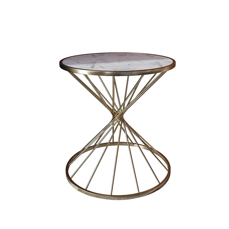 Скандинавский чистый красный креативный Круглый Маленький журнальный столик