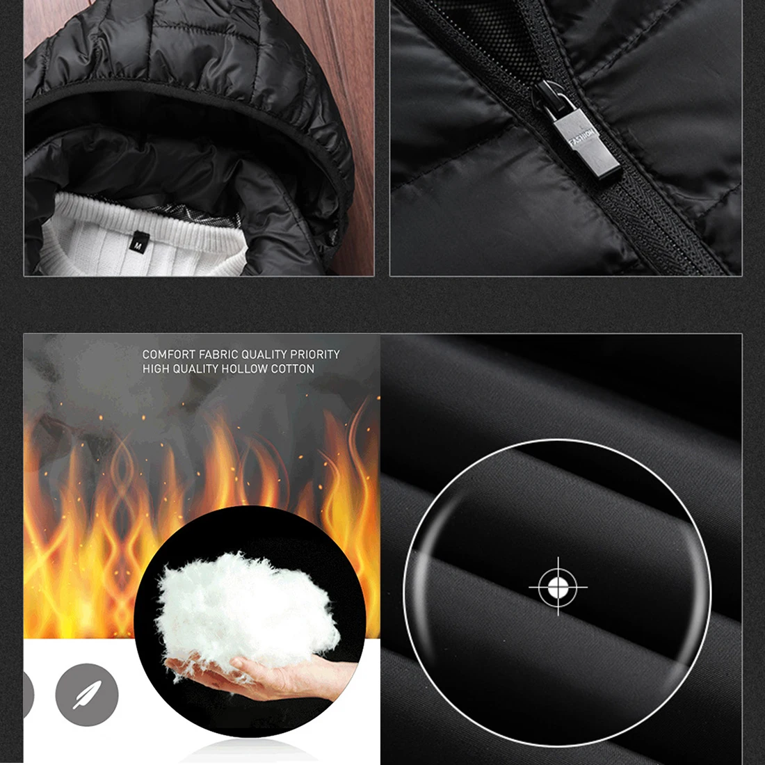 

Mens Women Heated Outdoor Parka Coat USB Electric Battery Heating Hooded Jackets Warm Winter Thermal Jacket