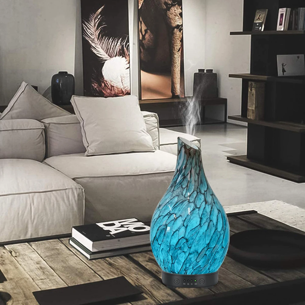 

Aromatherapy Essential Cobble Oil Diffuser Cool Mist Aroma Diffuser Whisper Quiet Humidifier With Setting For Household Office