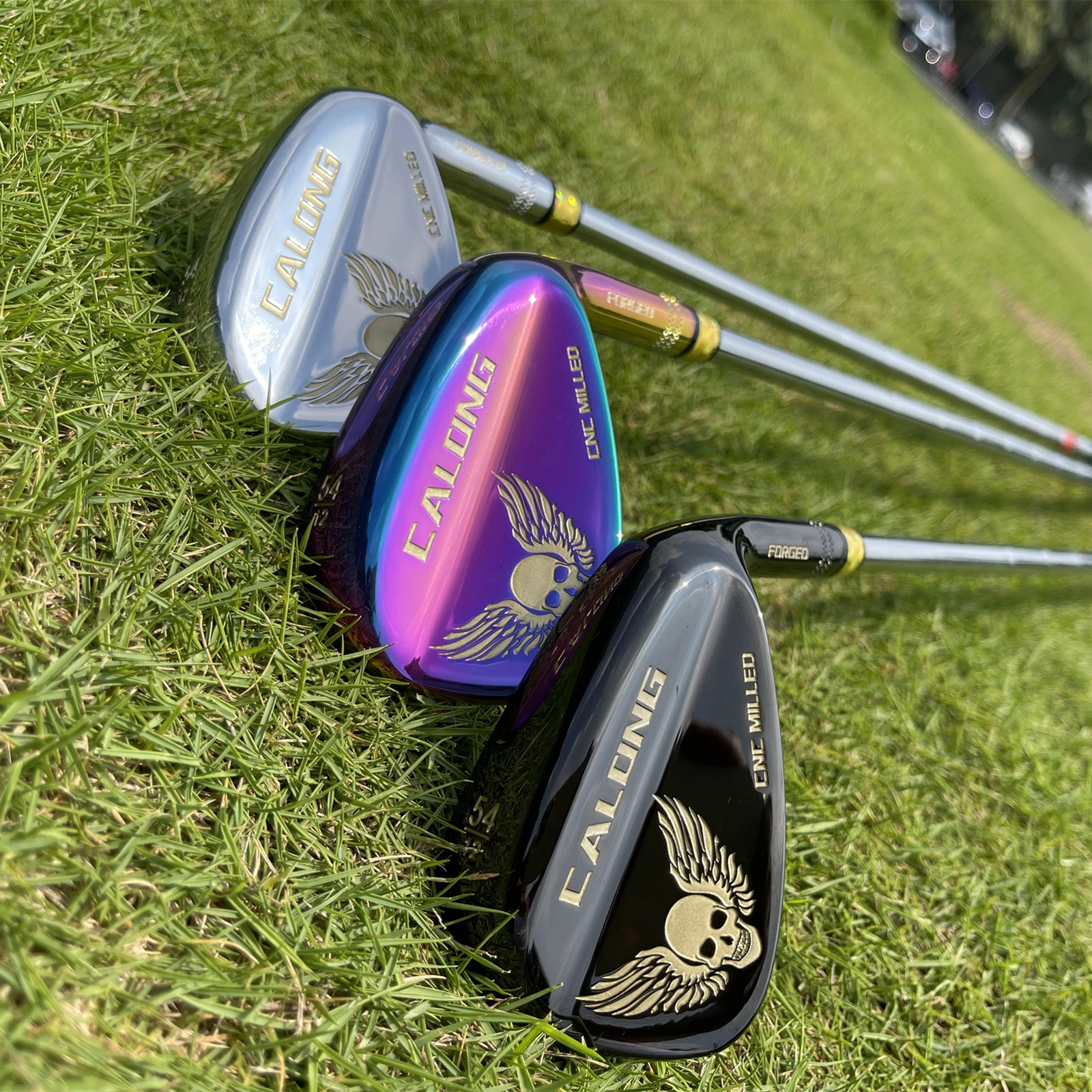 Радужный Клин для гольфа CALONG сумасшедшая Песочная танкетка с черепом S20C кованый