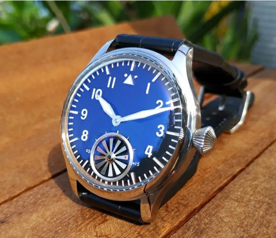 44 мм без логотипа азиатские 6498 17 драгоценностей механические ручное движение