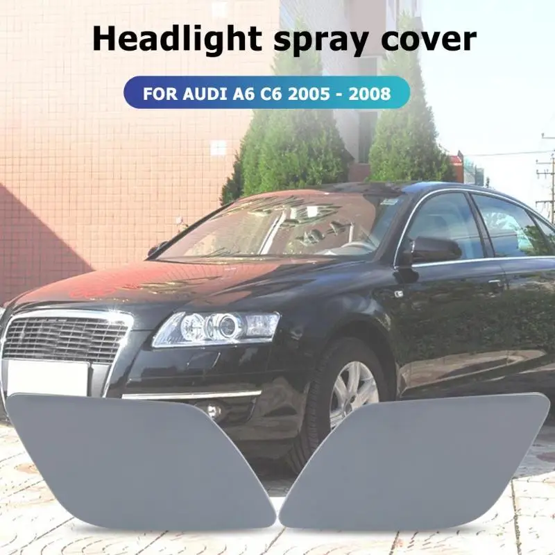 Крышка омывателя фар ABS автомобильные форсунки аксессуары для Audi A6 C6 4F 2004-2008 Q7