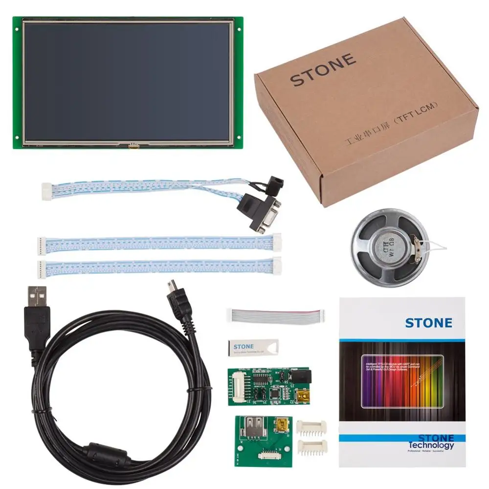 3 5-дюймовая ЖК-панель TFT с интерфейсом RS232 / RS485 TTL USB | Электронные компоненты и