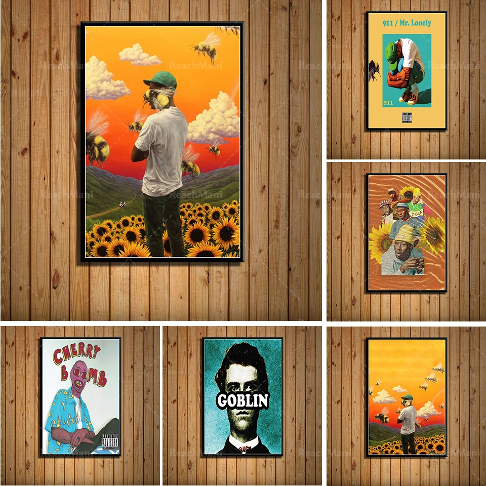 

Poster Prints Tyler the Creator Flower Boy IGOR Rap Music Album Star Art Canvas Painting Wall Pictures Living Room Home Decor