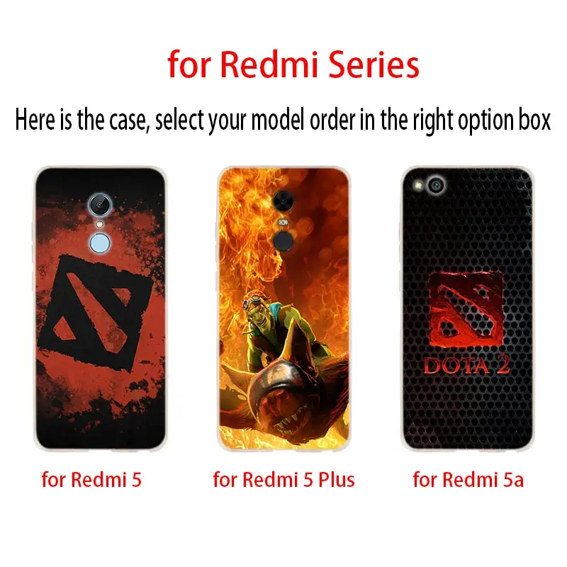 Мягкий чехол с логотипом dota 2 для Xiaomi Redmi Note 8 7 6 5 Pro 8a 6pro 6a s2 5a 4a 5plus y3 Coque Funda Etui чехлы