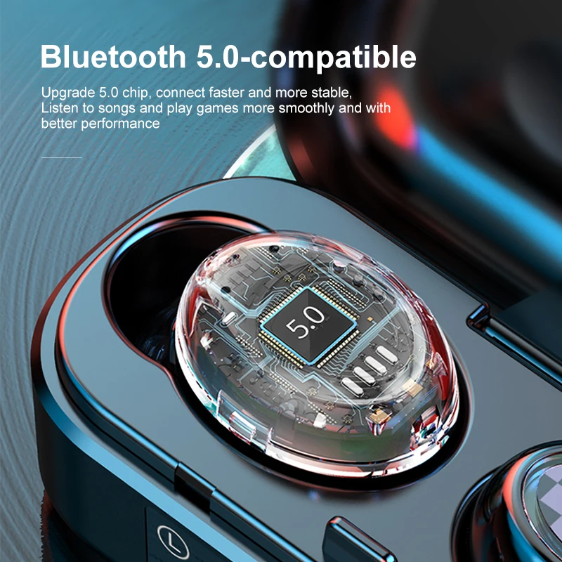 v7 tws wireless headphones for ios android smartphones sport earphones bluetooth compatible wireless headsets waterproof earbuds free global shipping