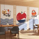 Самоклеящиеся 3D-обои ukiyo в японском стиле, обои с рисунком морской волны, Журавля, татами, фоновая стена, таверна, суши, винный дом, настенная роспись
