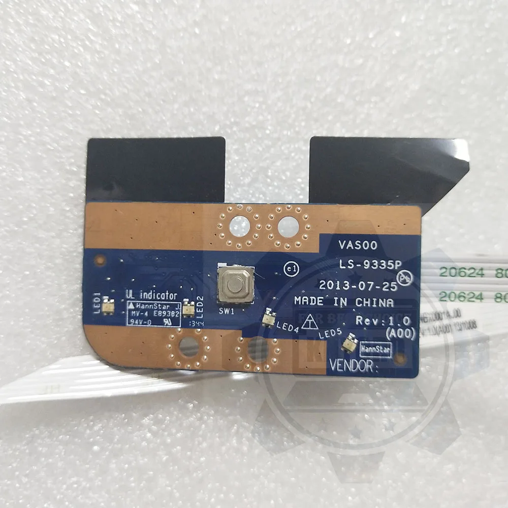 

Оригинальный Для DELL M17X R5 кнопка включения питания доска LS-9335P