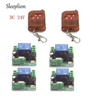 sleeplion wireless remote control switches 433mhz315mhz dc 24v module 4 button rf controls light door motor onoff board