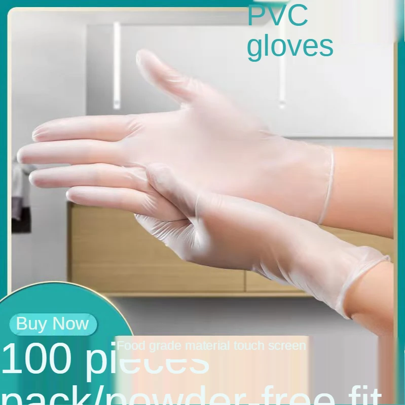 

50/only Disposable Plastic Clear Gloves Food Eco-friendly Gloves for Kitchen Cooking Industrial Restaurant Cleaning Gloves