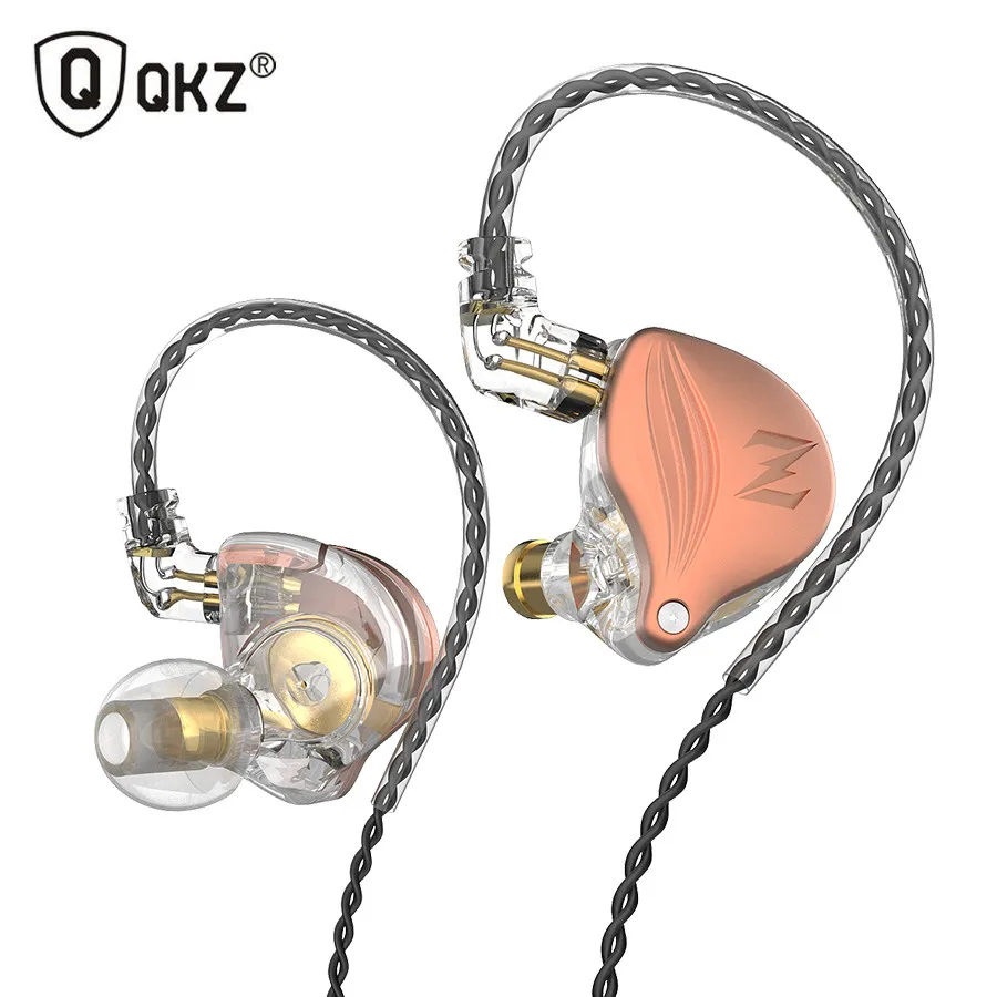 

QKZ ZAX2 In Ear Earphones Dynamic technology 1DD HIFI Bass Metal Earbuds Sport Noise Cancelling Headset Monitor