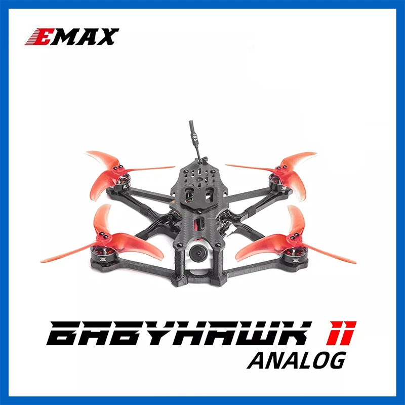 

Emax Babyhawk II - 3.5" Micro FPV Racing Drone TBS UNIFY PRO32 NANO 5G8 V1.1 RunCam Racer 5 RC Airplane Quadcopter